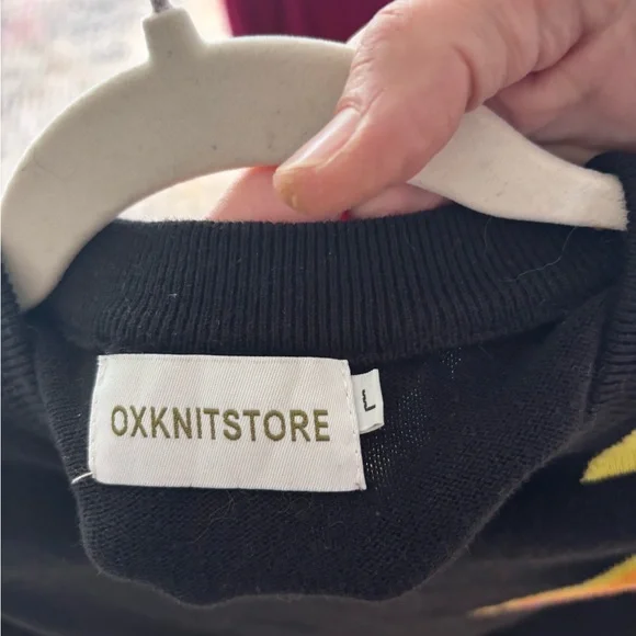 Oxknit store lightening bolt sweater women’s large. - Picture 3 of 5